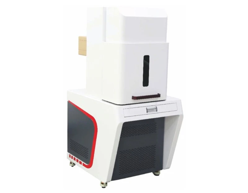 Ki fèmen Fib Lazè Marking Machine