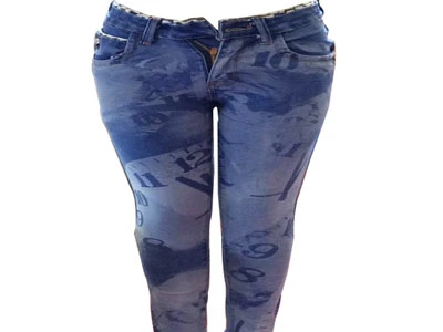 Laser marking jeans with high efficiency